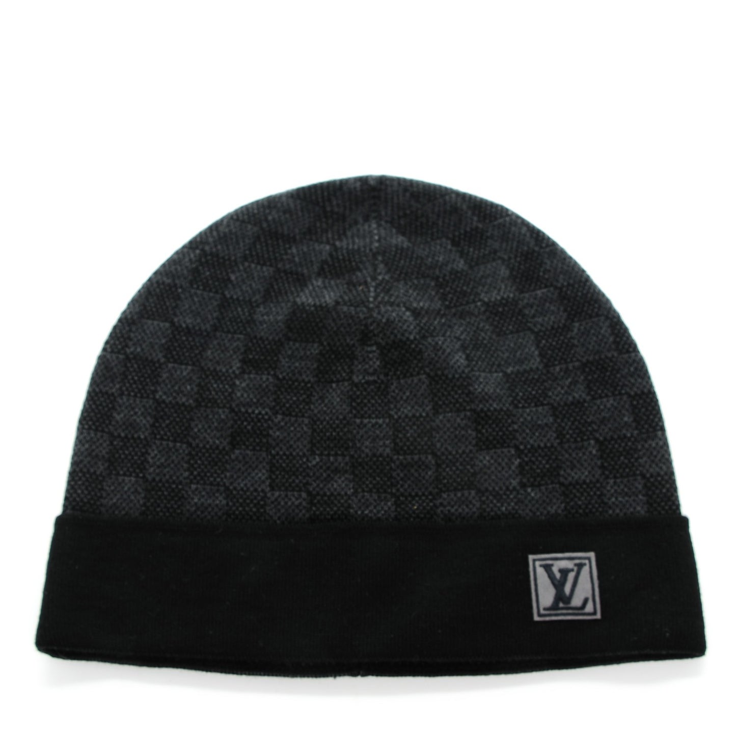 Wool Petit Damier Hat NM Graphite