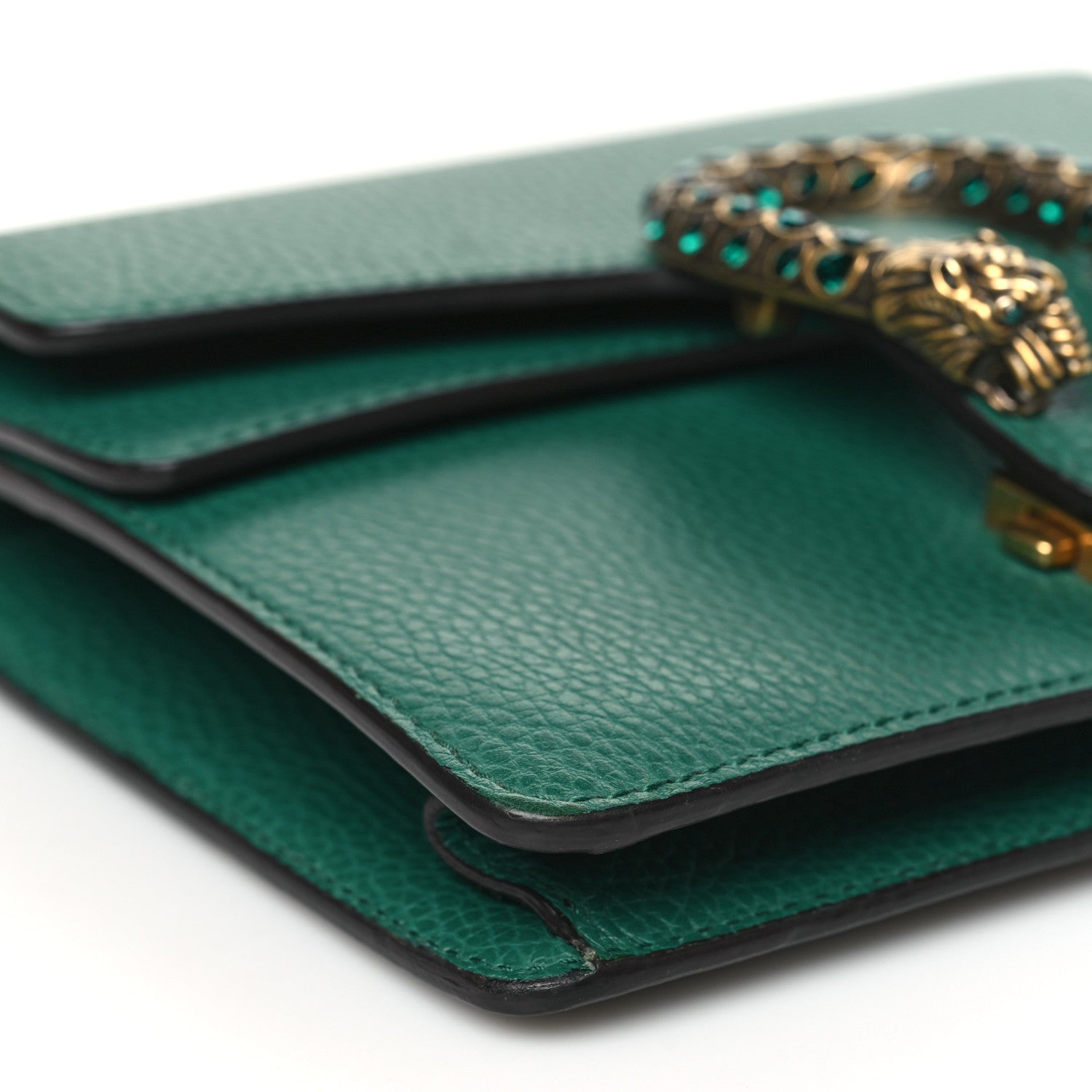 Gucci Calfskin Mini Dionysus Shoulder Bag Emerald 9 of 10