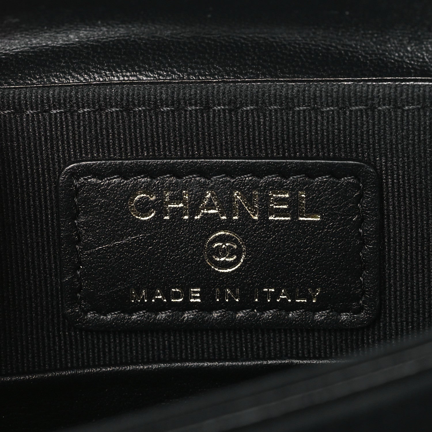 Chanel Shiny Lambskin Quilted Flap Phone Holder With Chain Black 6 of 11