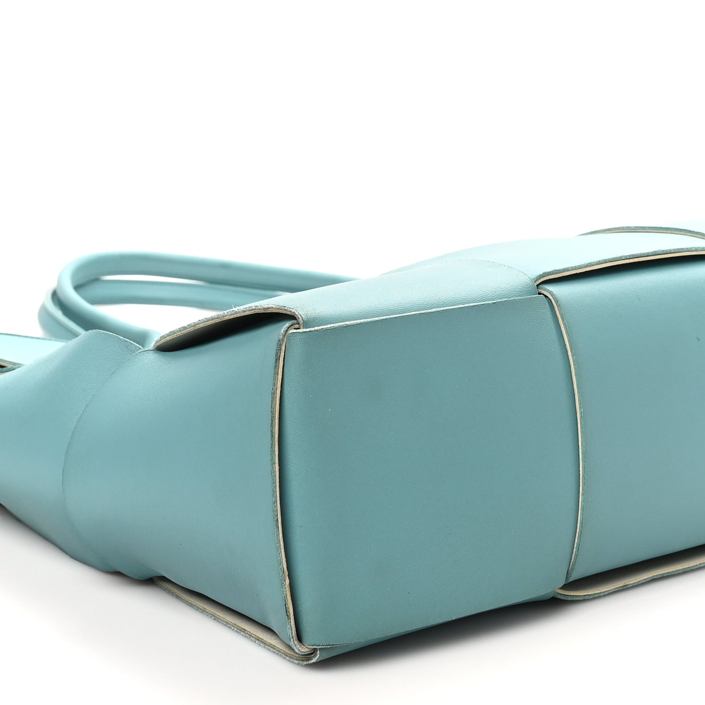 Nappa Maxi Intrecciato Large Arco Tote Linoleum
