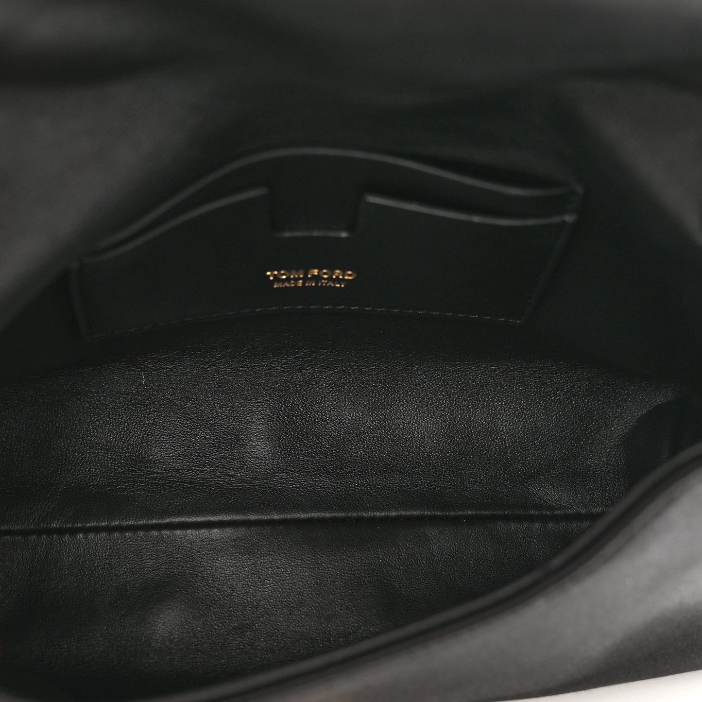 Satin Mini Label Chain Shoulder Bag Black