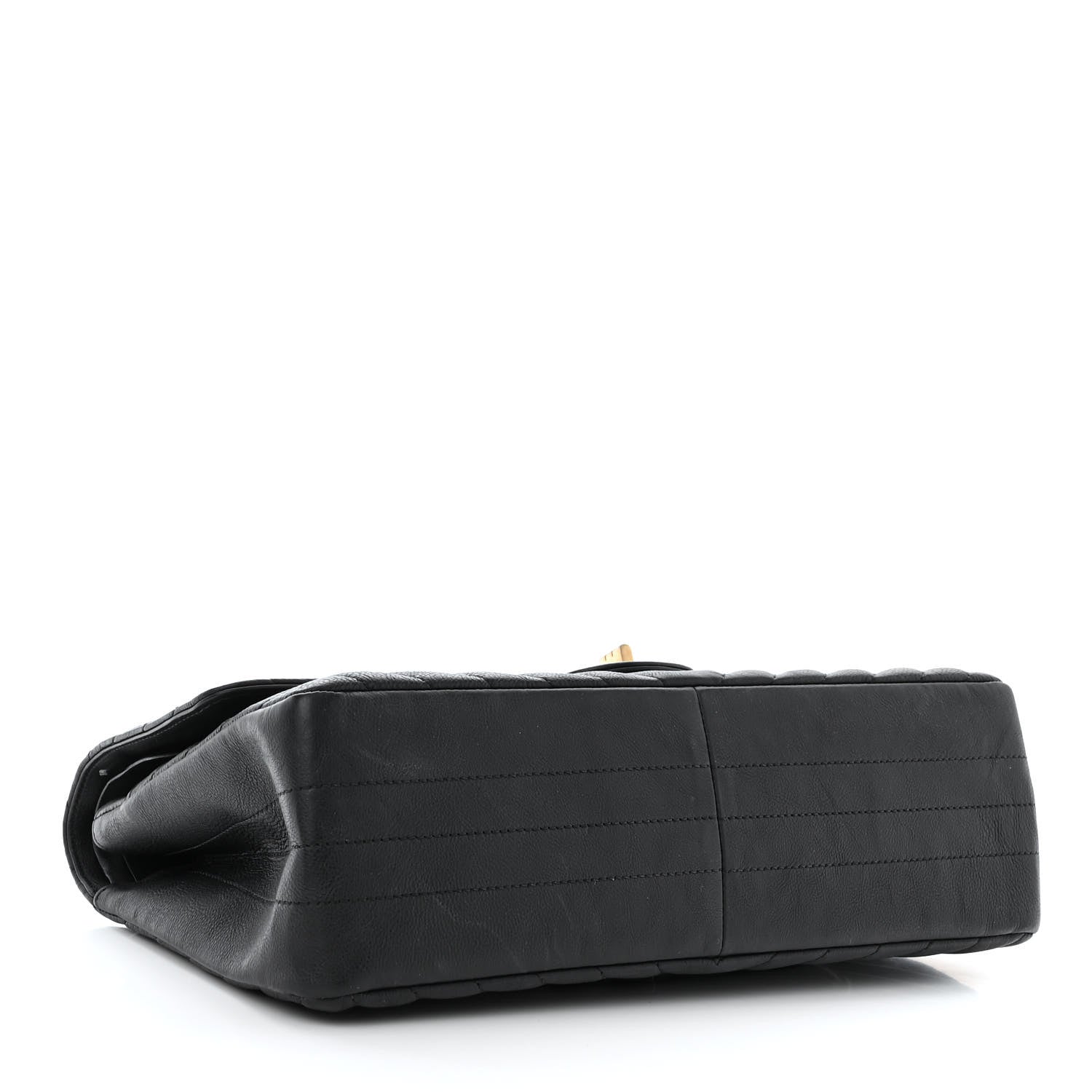 Chanel Crumpled Calfskin Chevron Quilted 2.55 Reissue 226 Black 4 of 12