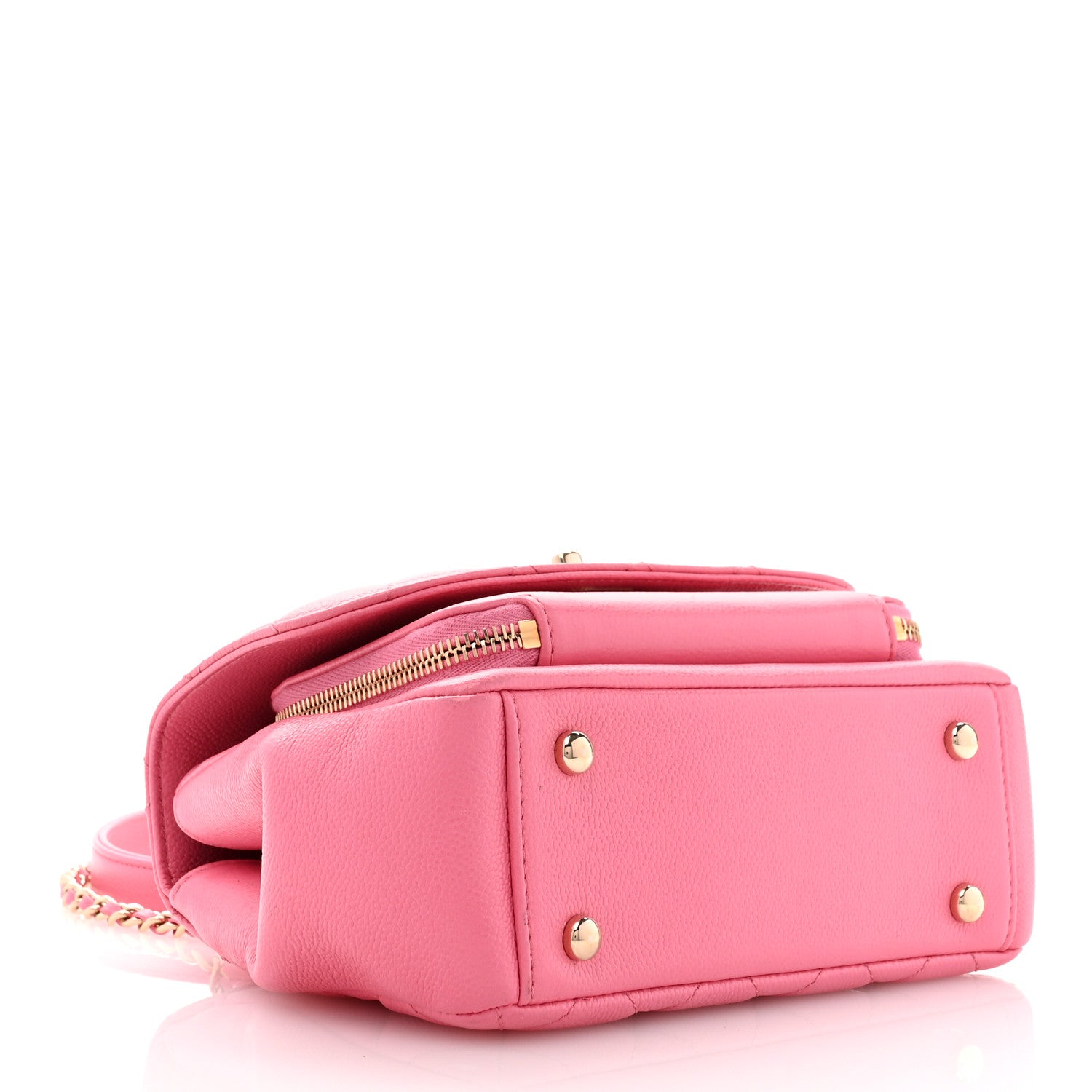 Chanel Caviar Quilted Small Business Affinity Flap Pink 4 of 10