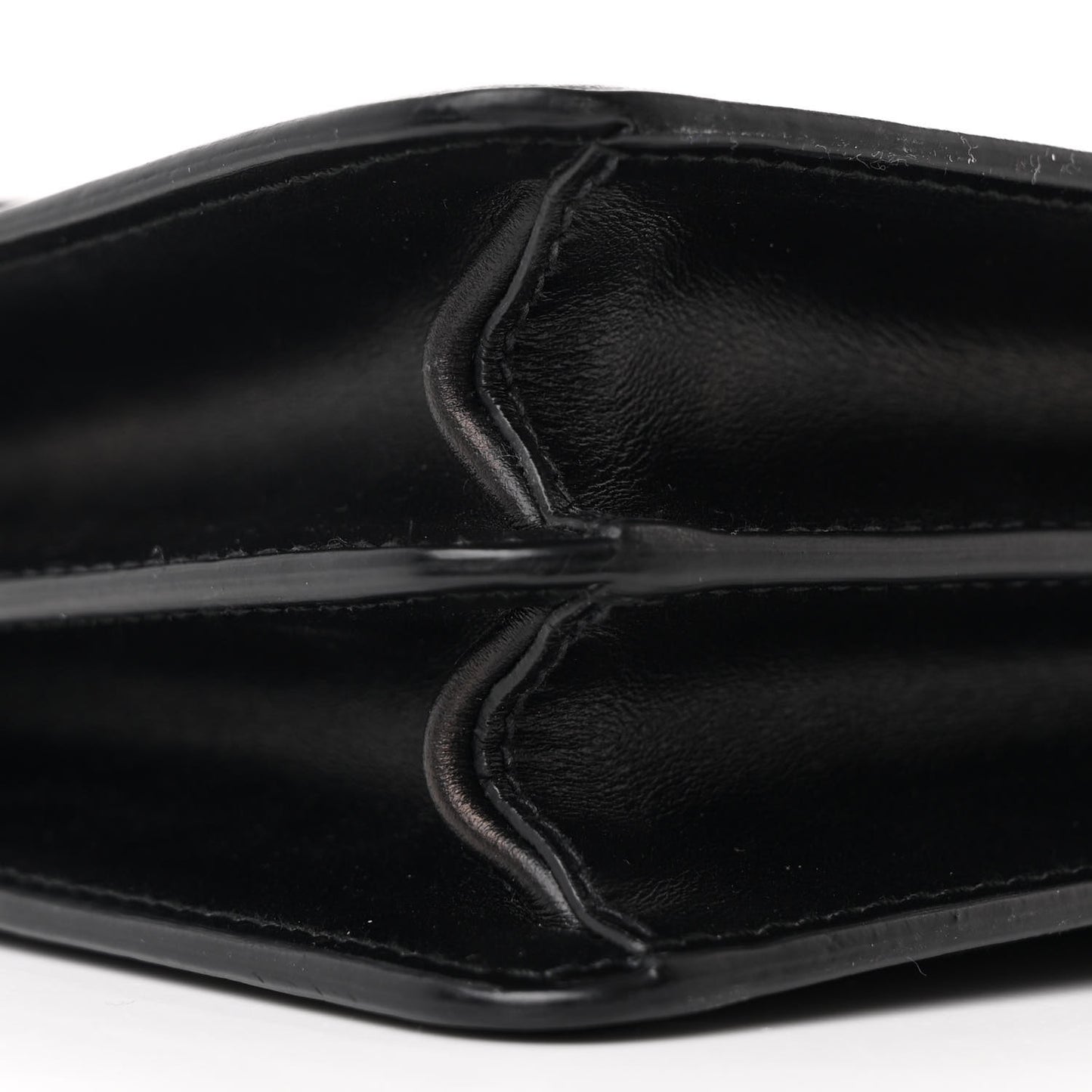 Tessuto Nylon Jacquard Logo Envelope Flap Chain Shoulder Bag Black