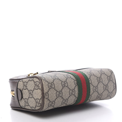 Gucci GG Supreme Monogram Web Small Ophidia Belt Bag 85 34 Dark Brown 3 of 11