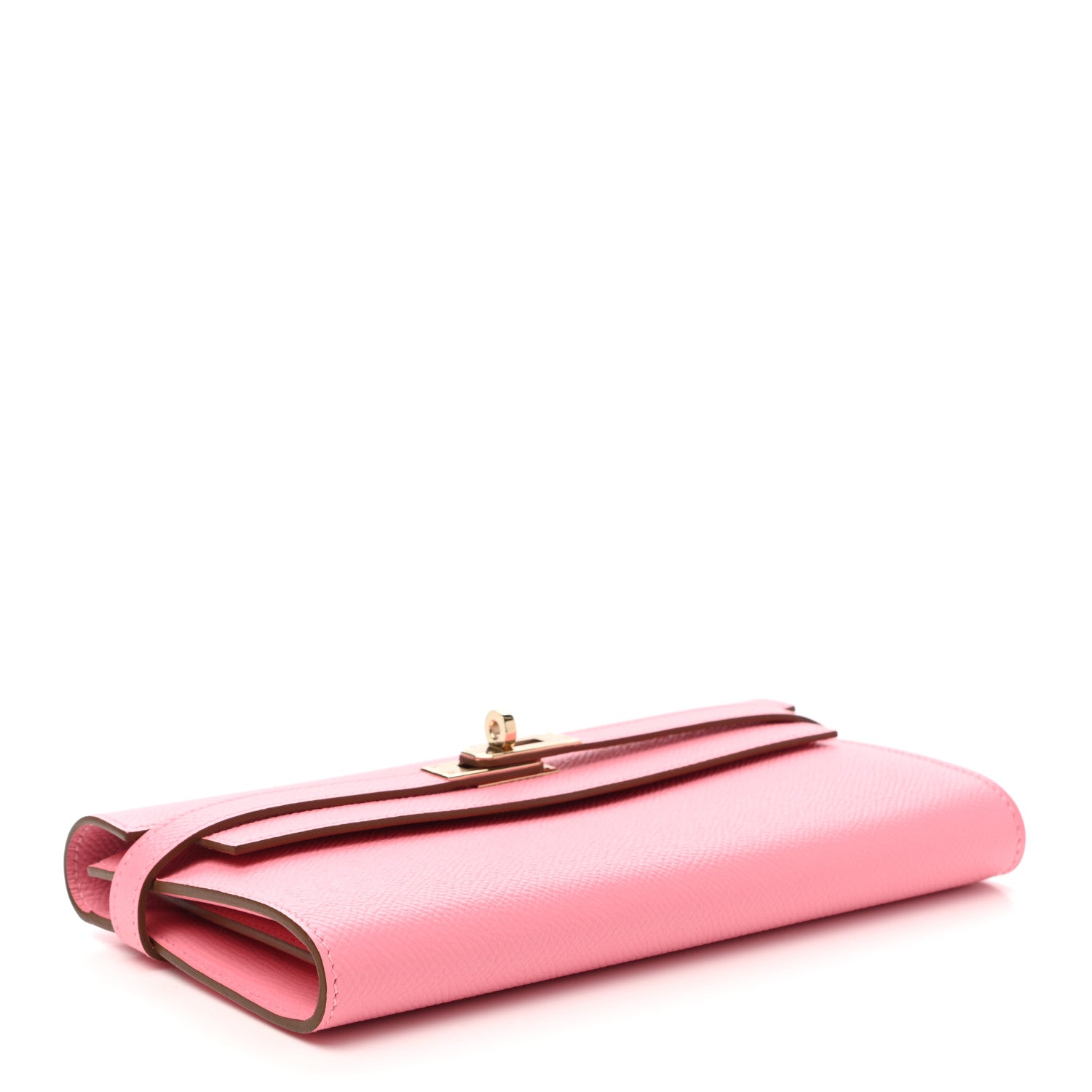 Hermes Epsom Kelly Longue Wallet Rose Confetti 4 of 8