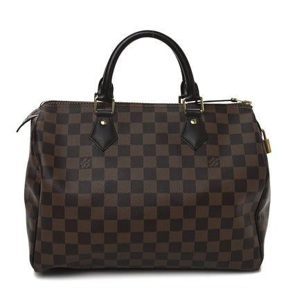 Louis Vuitton Damier Ebene Speedy 30 1 of 10