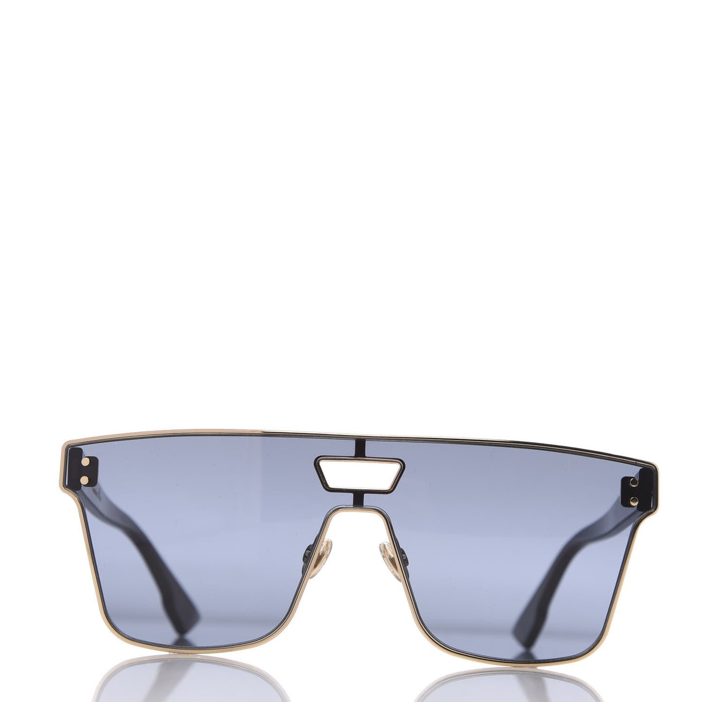 Diorizon1 Mirrored Sunglasses Gold