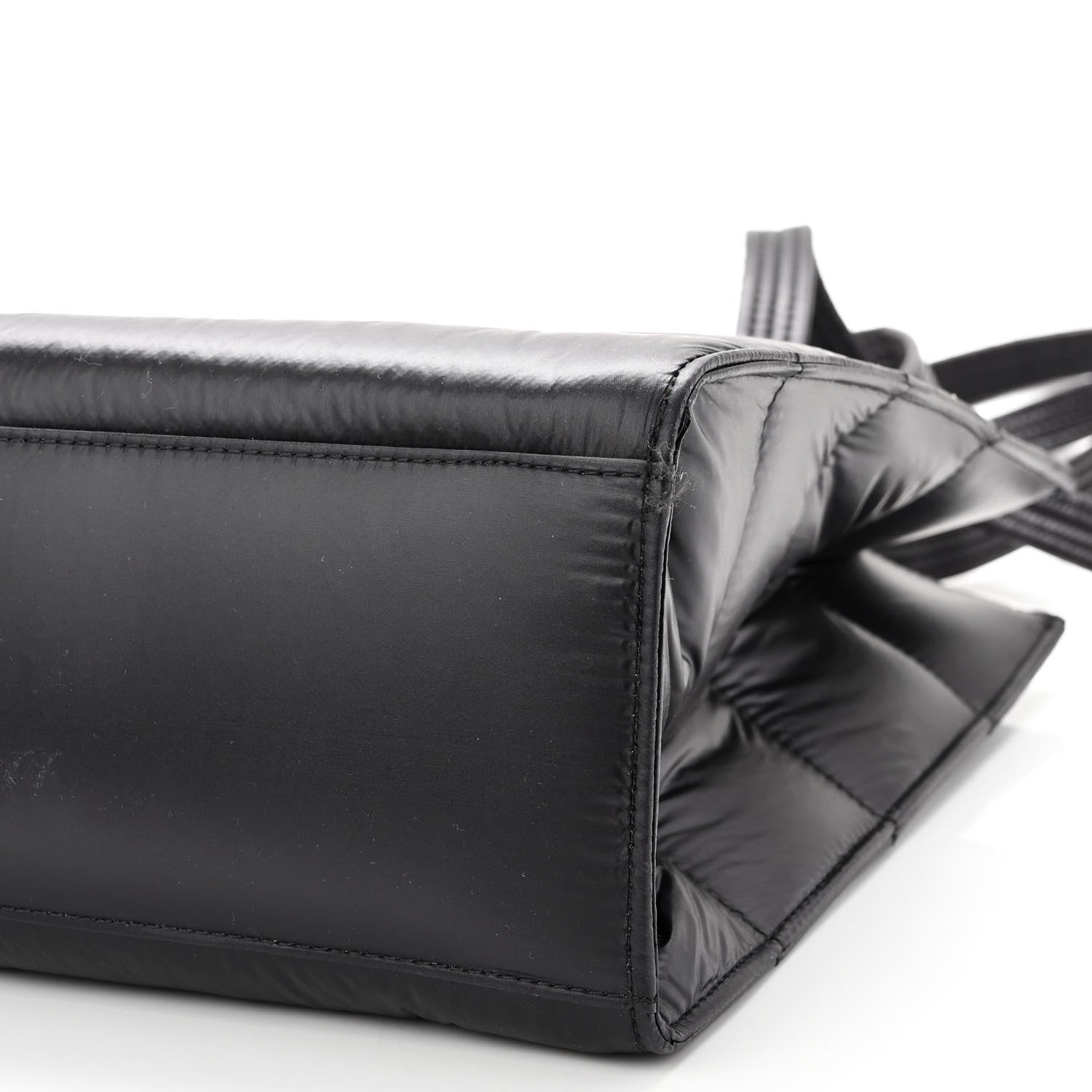Telfar Nylon Medium Puff Shopping Bag Black 9 of 11