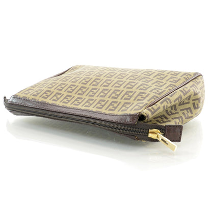Fendi Zucchino Cosmetic Case Tobacco 3 of 9