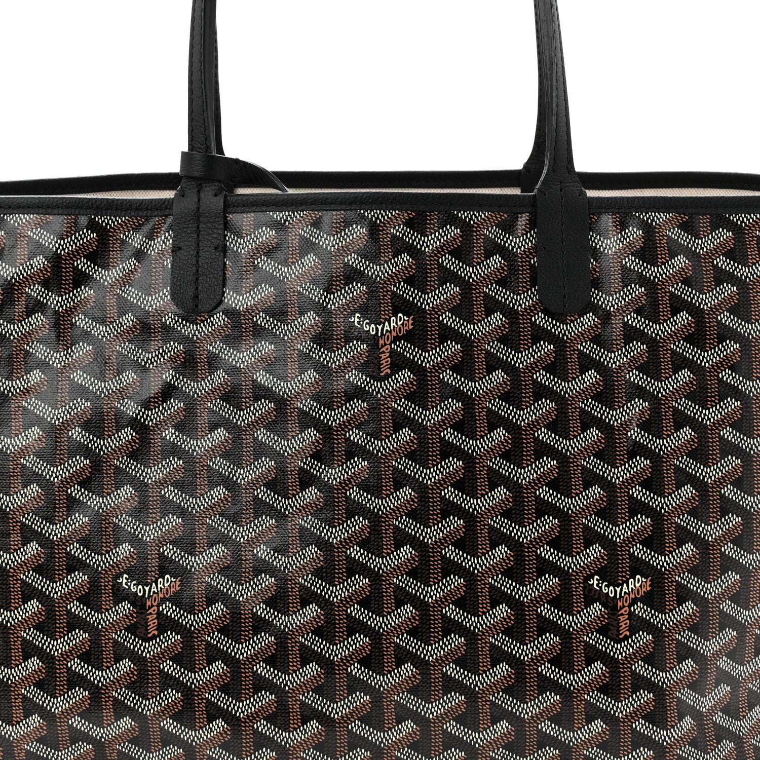 Goyard Goyardine Saint Louis PM Black 9 of 11