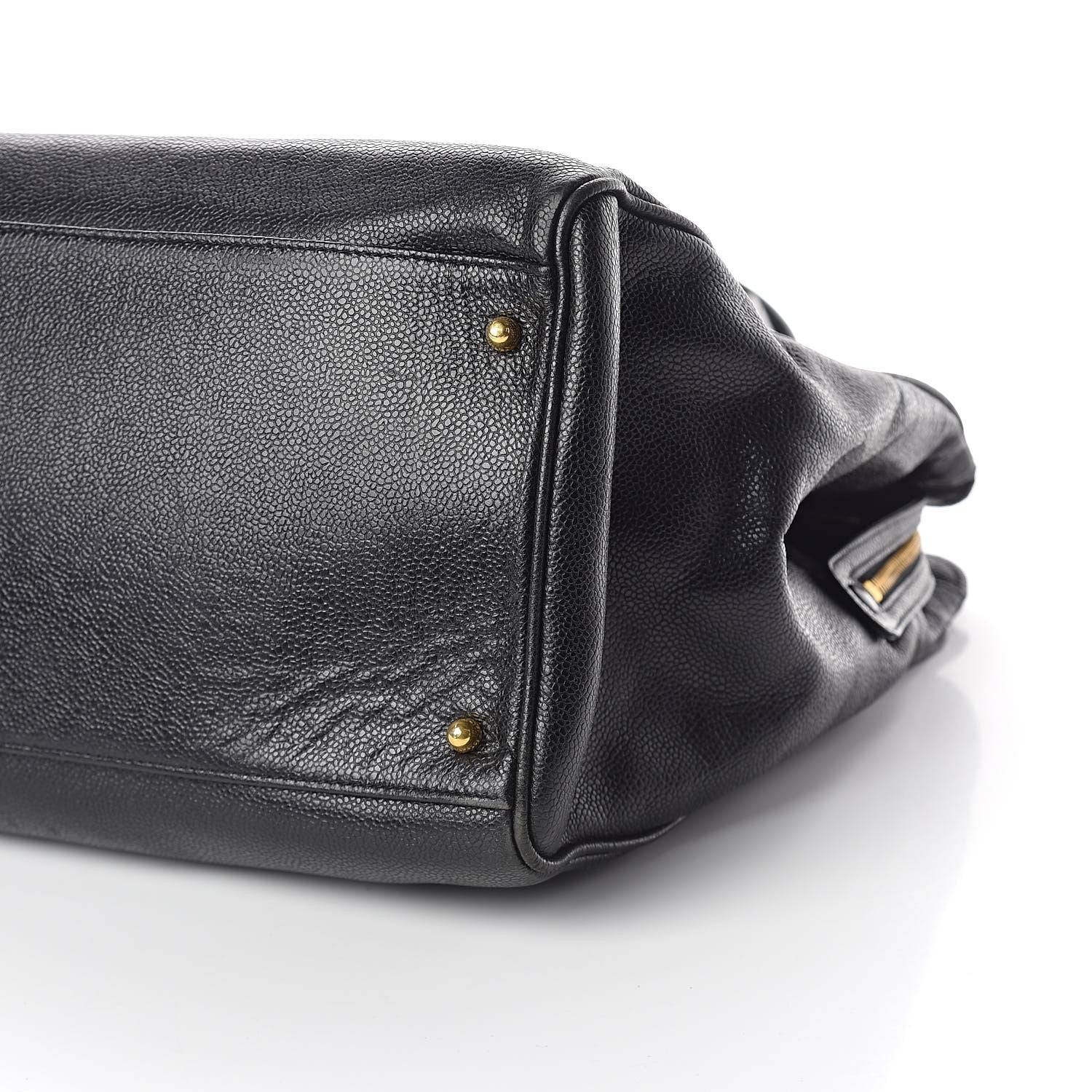 Chanel Caviar XL Weekender Bag Black 9 of 11
