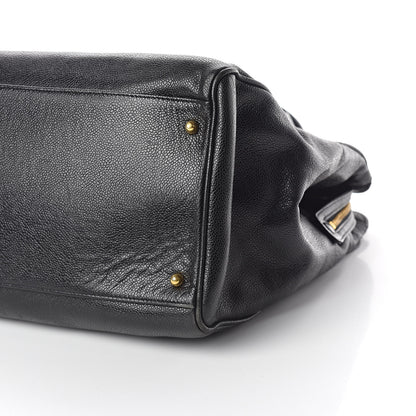 Chanel Caviar XL Weekender Bag Black 9 of 11