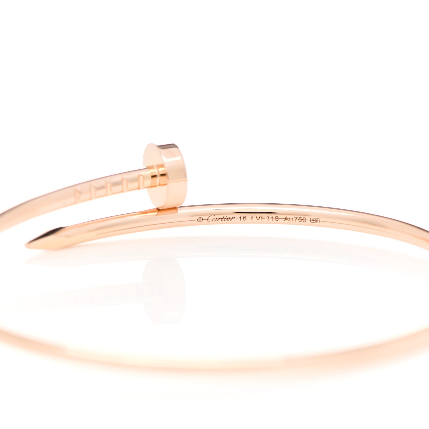 18K Pink Gold Small Juste Un Clou Bracelet 16
