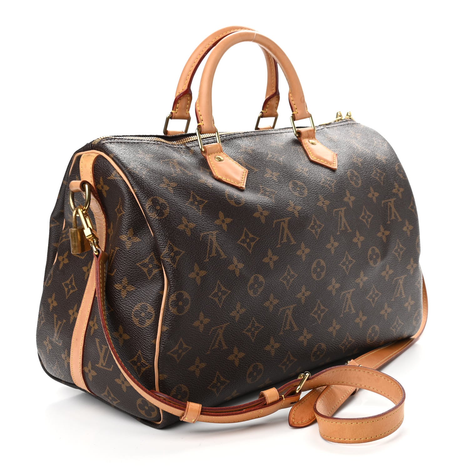 Louis Vuitton Monogram Speedy Bandouliere 35 3 of 13