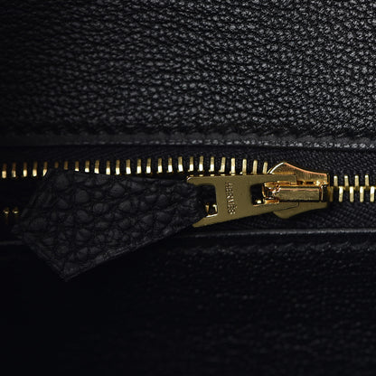 Hermes Togo Birkin 25 Black 20 of 37