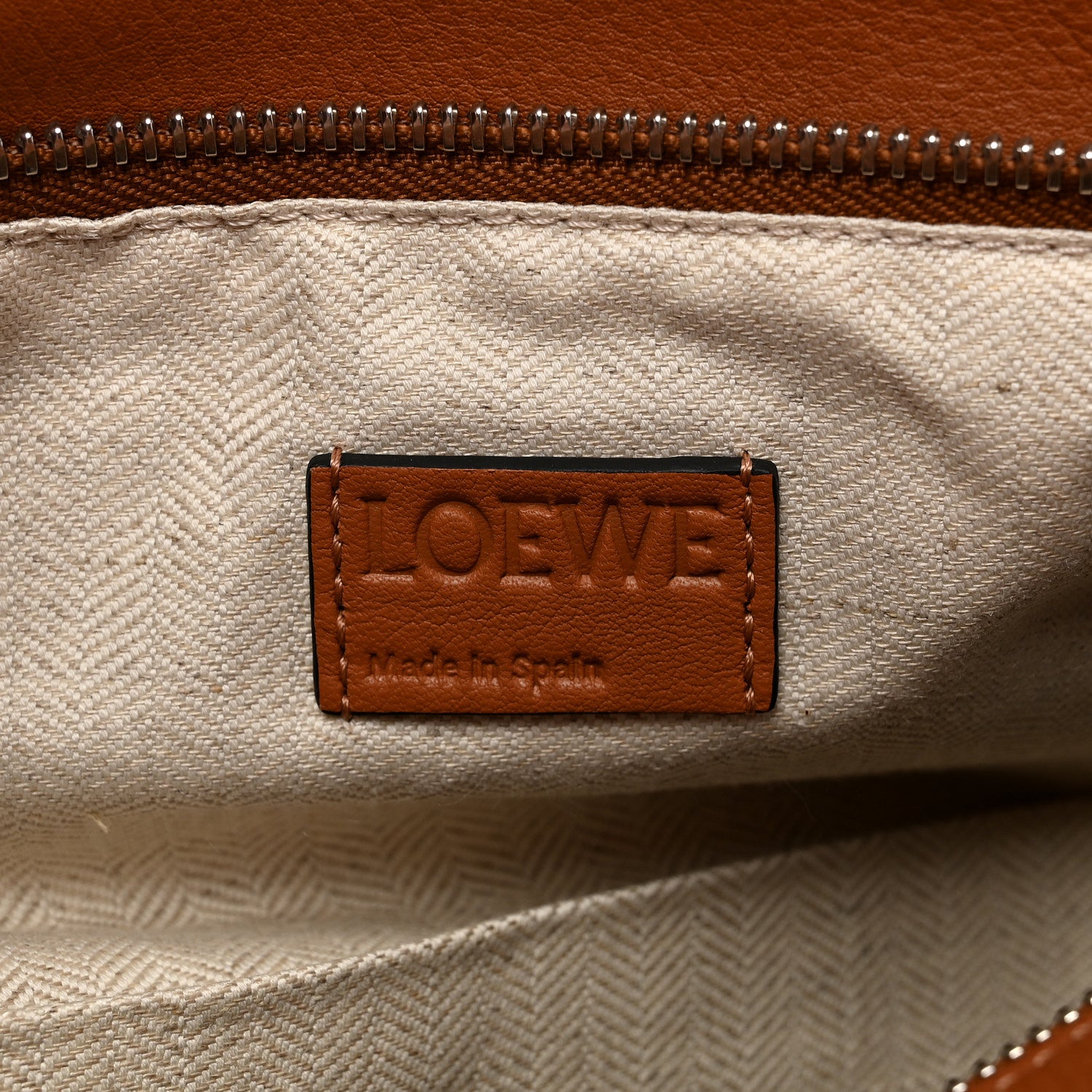 Loewe Calfskin Medium Puzzle Bag Tan 6 of 9