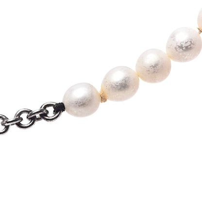 Tiffany Sterling Silver Pearl Strand Toggle Necklace 5 of 6