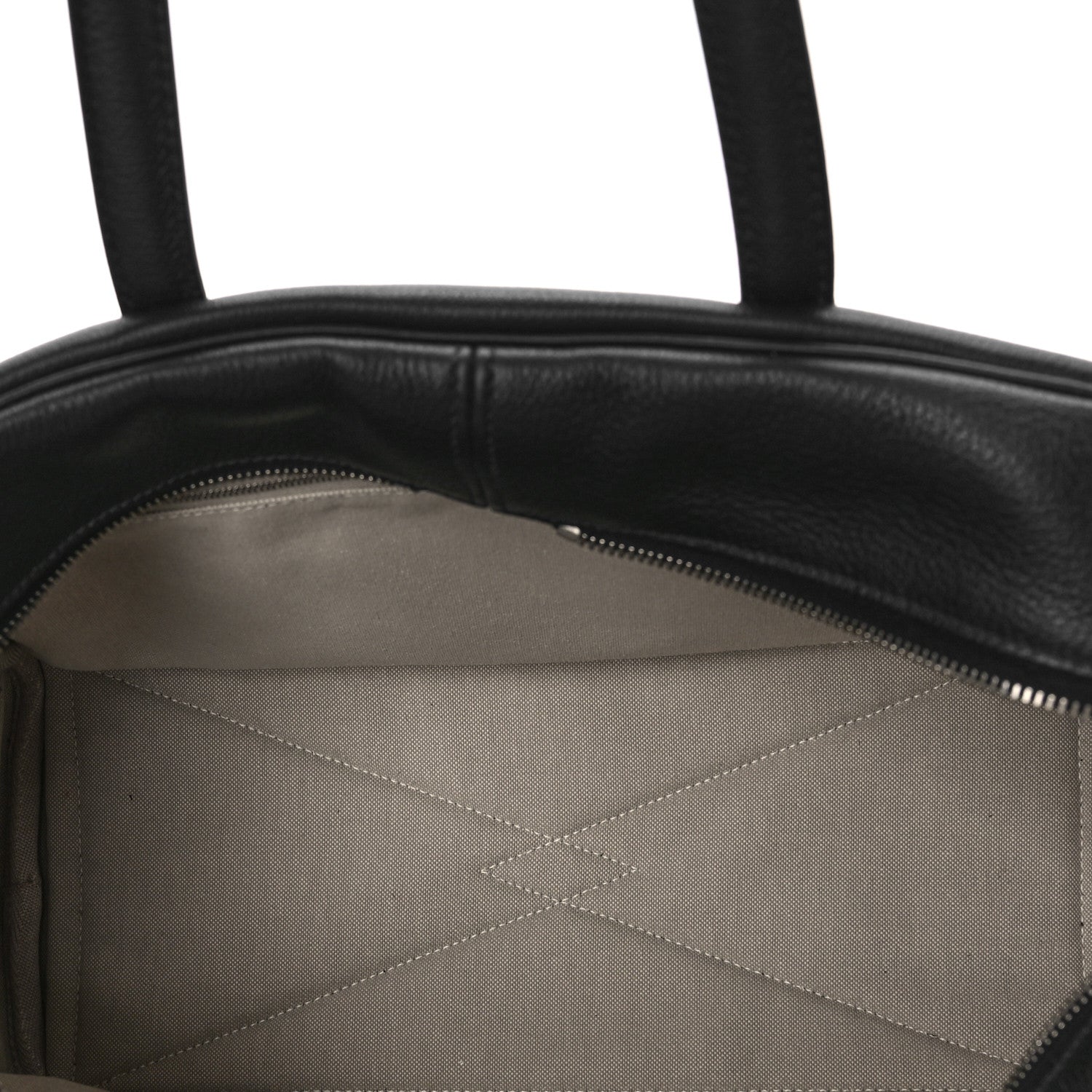 Hermes Taurillon Novillo Tressage Victoria II 35 Black Bleu Encre 5 of 8