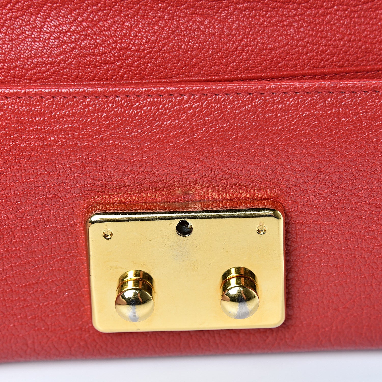 Miu Miu Goatskin Madras Continantal Wallet Rosso 11 of 13