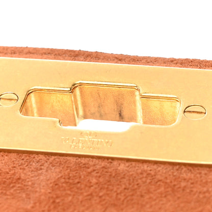 Valentino Garavani Grained Calfskin Large Roman Stud Shoulder Bag Selleria 10 of 13