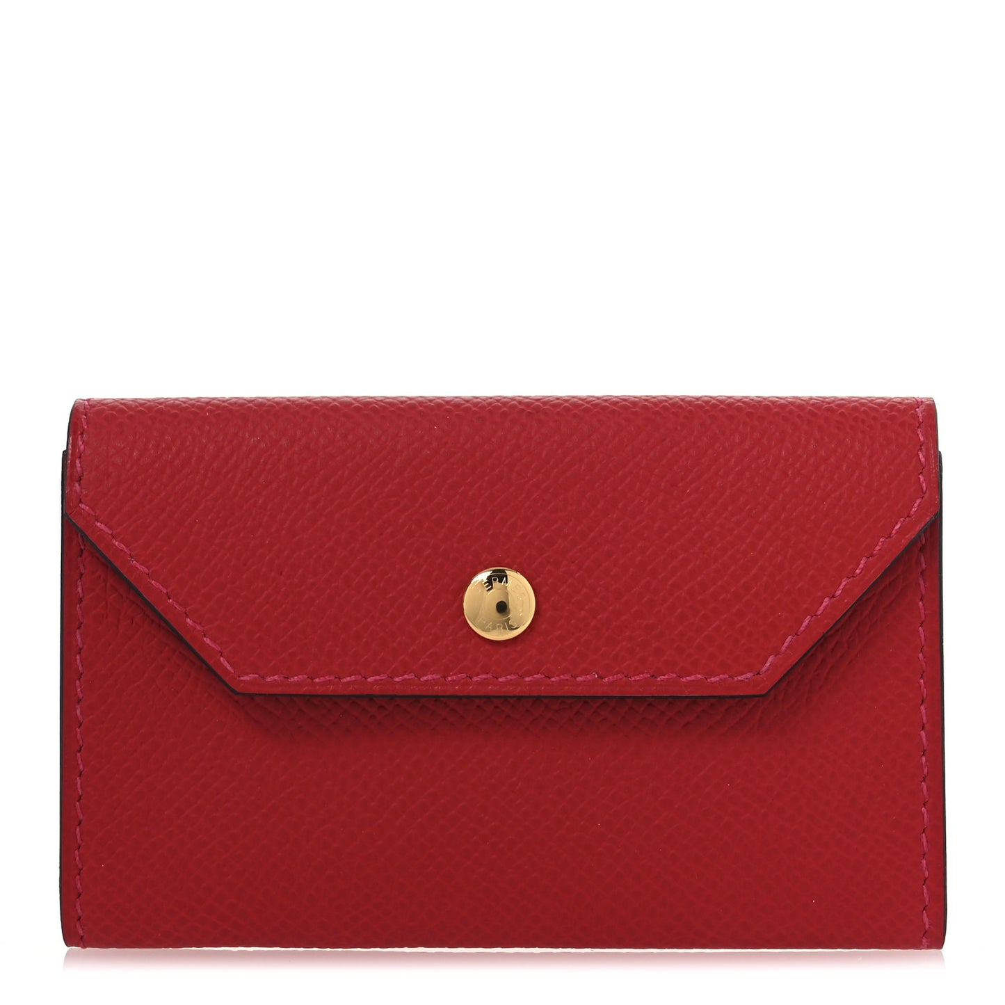Epsom Kelly Pocket Belt Pouch Rouge Radieux