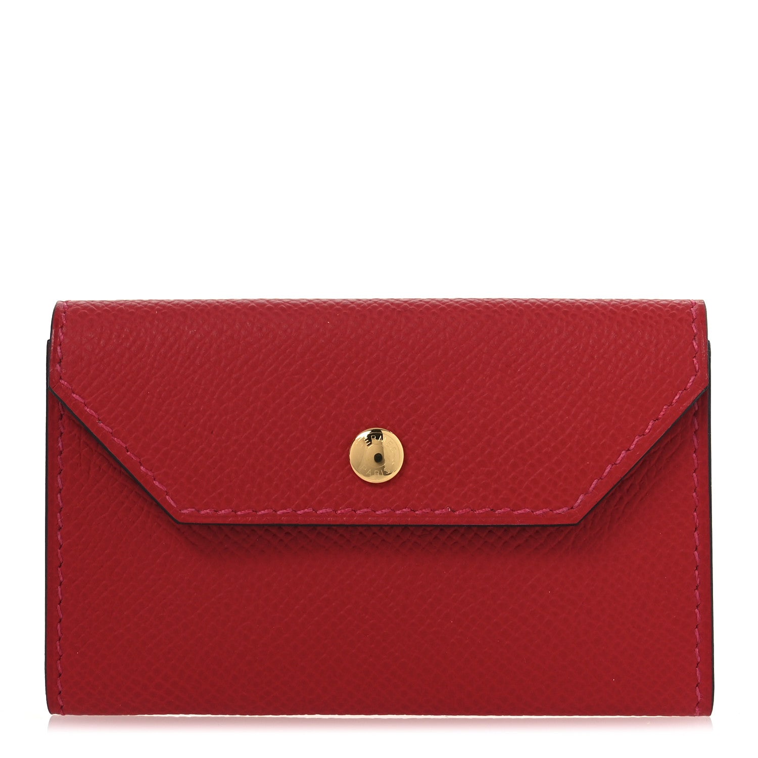 Hermes Epsom Kelly Pocket Belt Pouch Rouge Radieux 1 of 7
