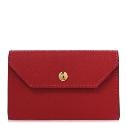 Hermes Epsom Kelly Pocket Belt Pouch Rouge Radieux 1 of 7