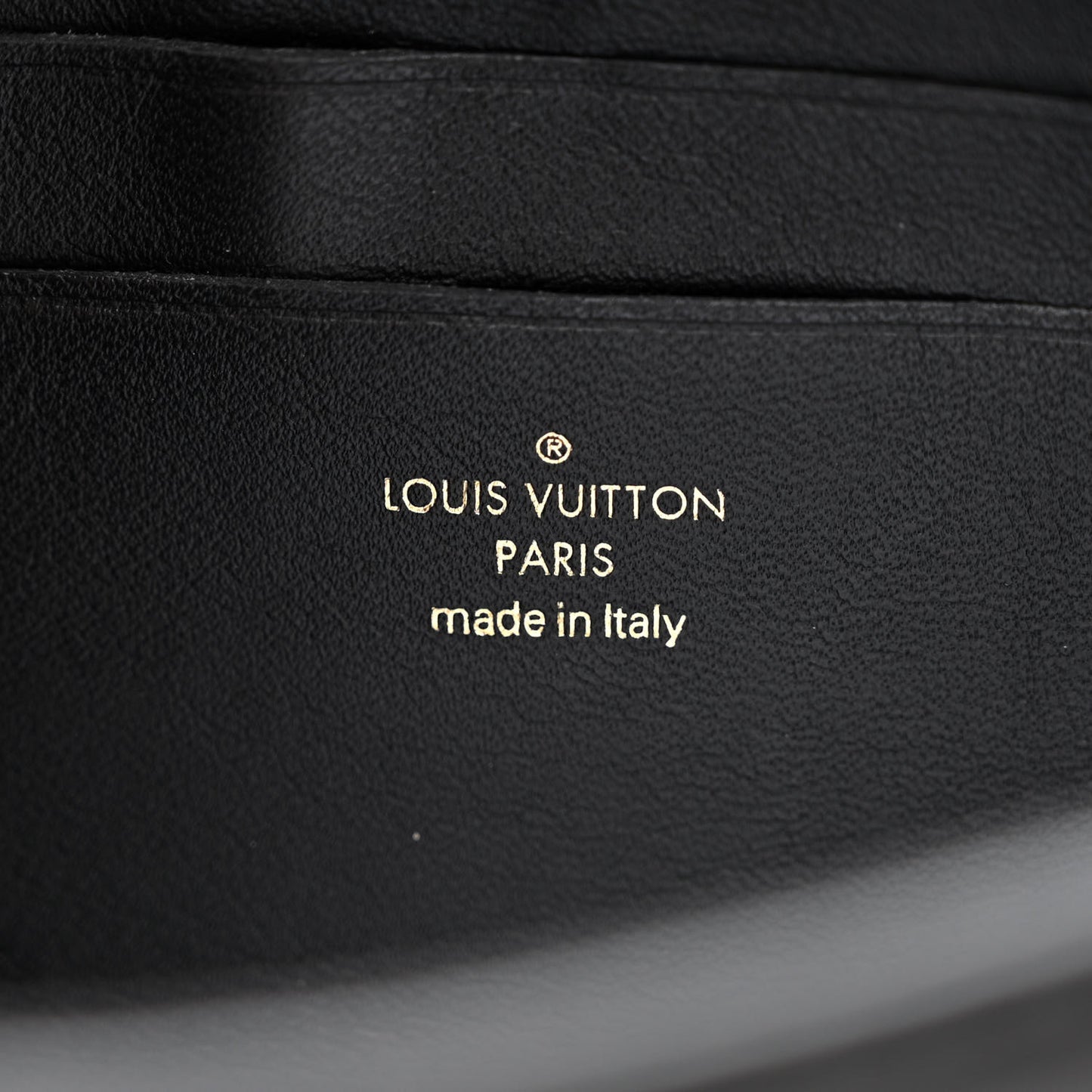 Calfskin Bubblegram Wallet On Strap Black