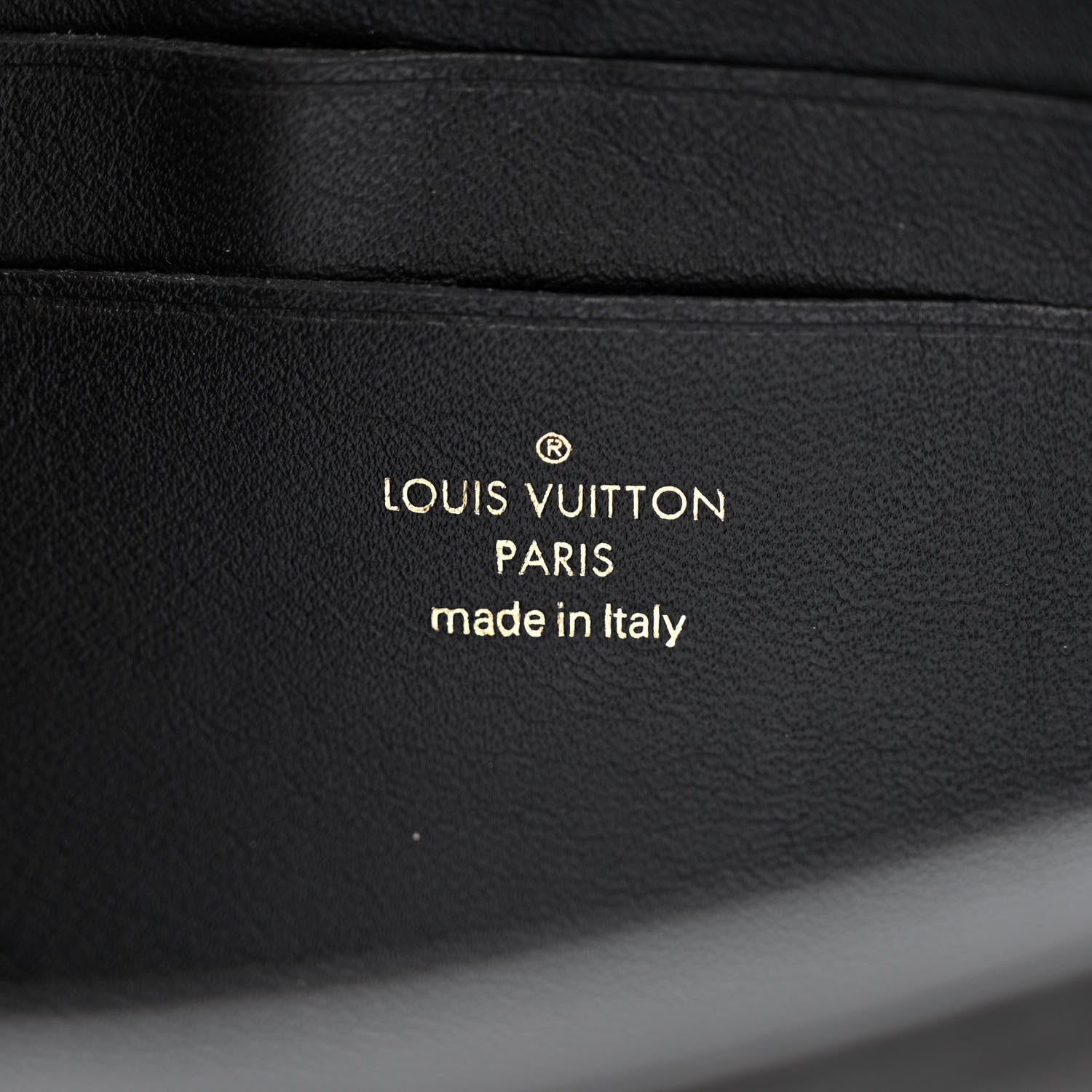 Louis Vuitton Calfskin Bubblegram Wallet On Strap Black 6 of 10