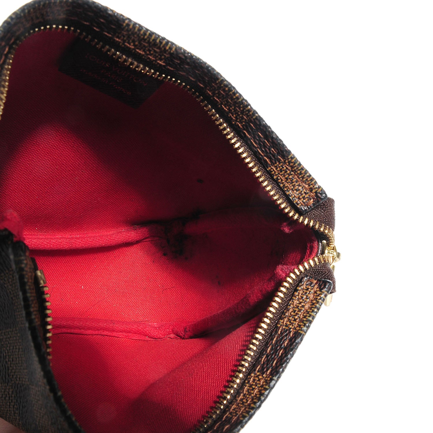 Louis Vuitton Damier Ebene Trousse Make Up Bag Pochette 5 of 7