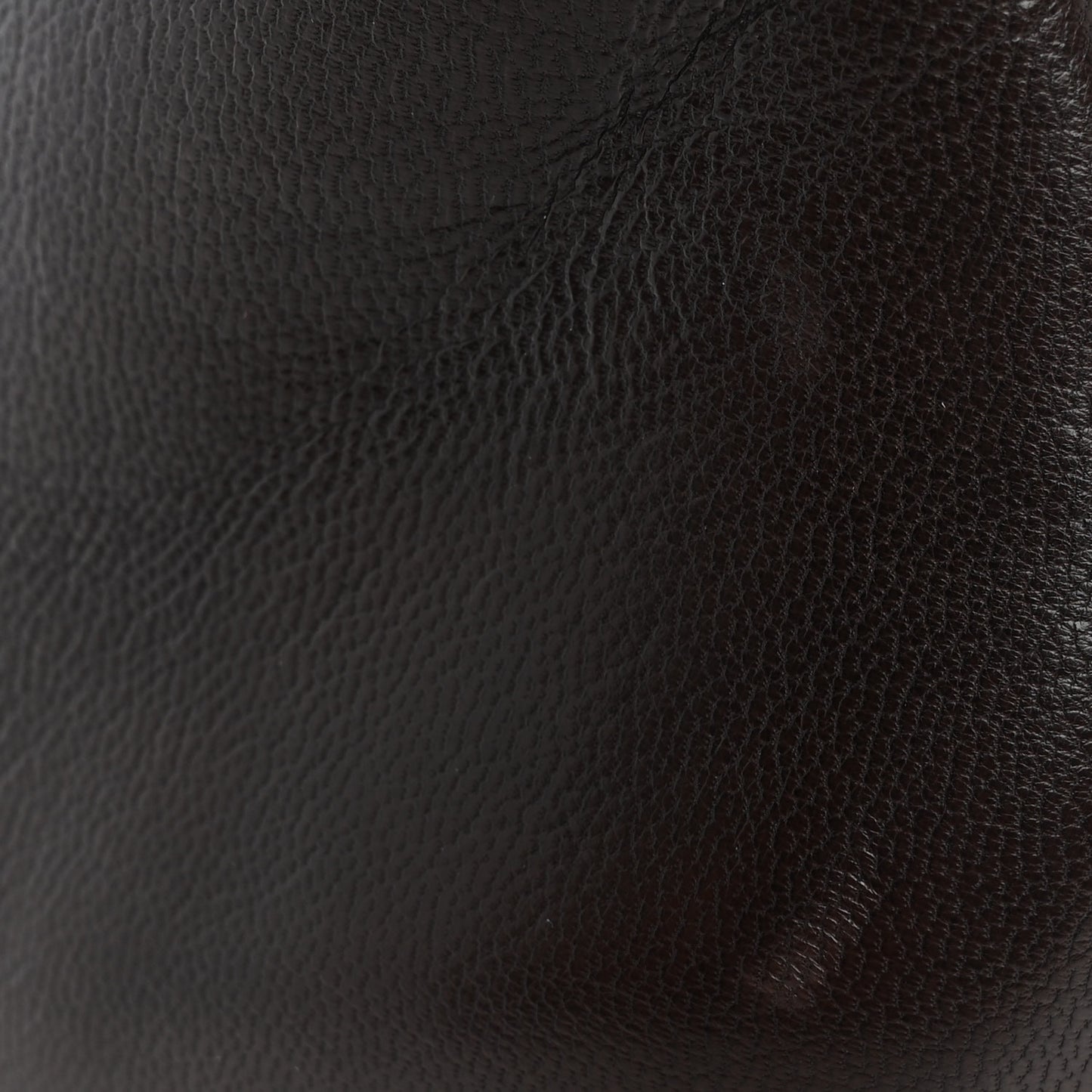Grained Calfskin Pointed Toe Bootie 10 Brown