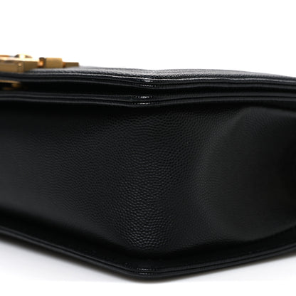 Chanel Caviar Quilted Medium Boy Flap Black 10 of 10