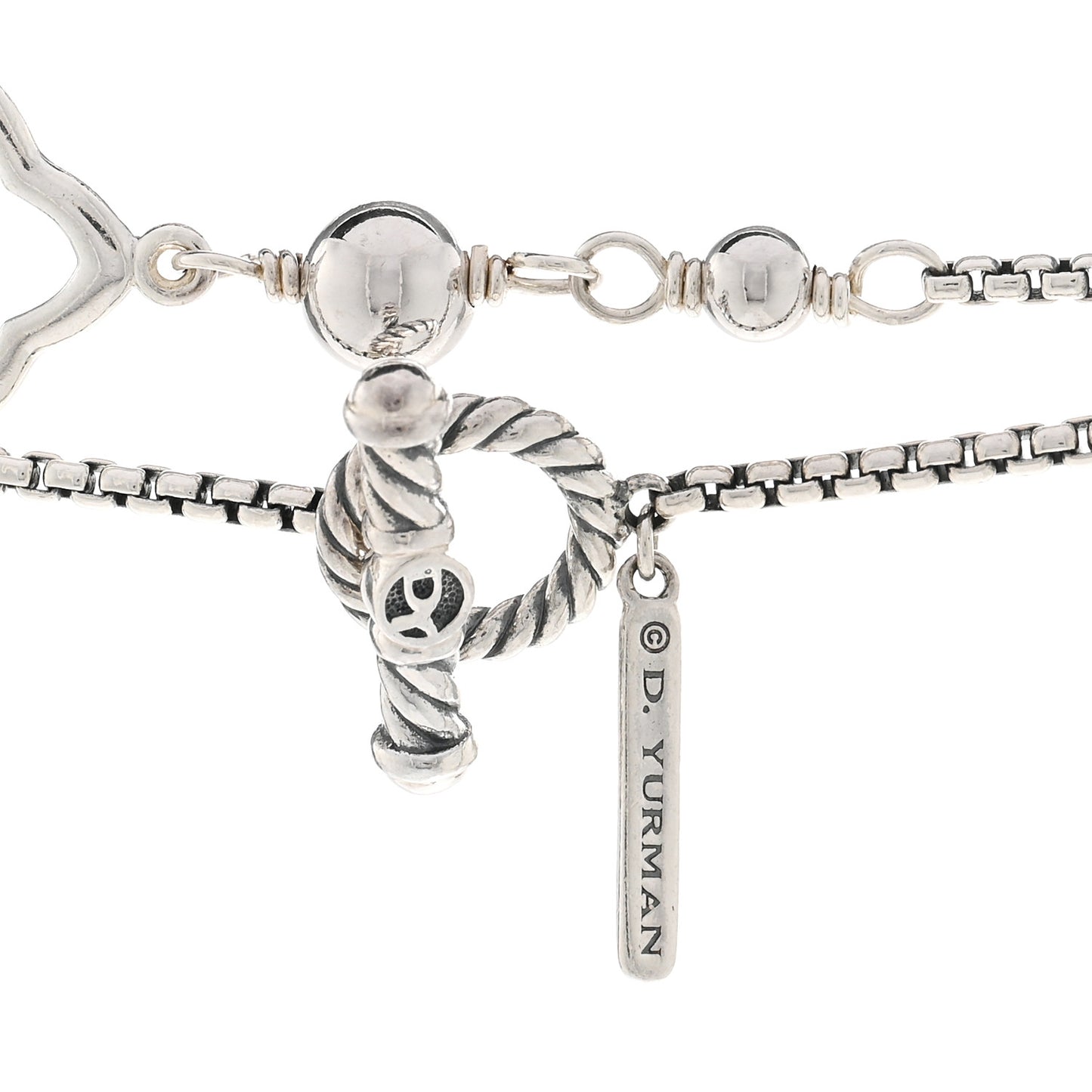 Sterling Silver Freshwater Cultured Pearl Quatrefoil Long Chain Necklace