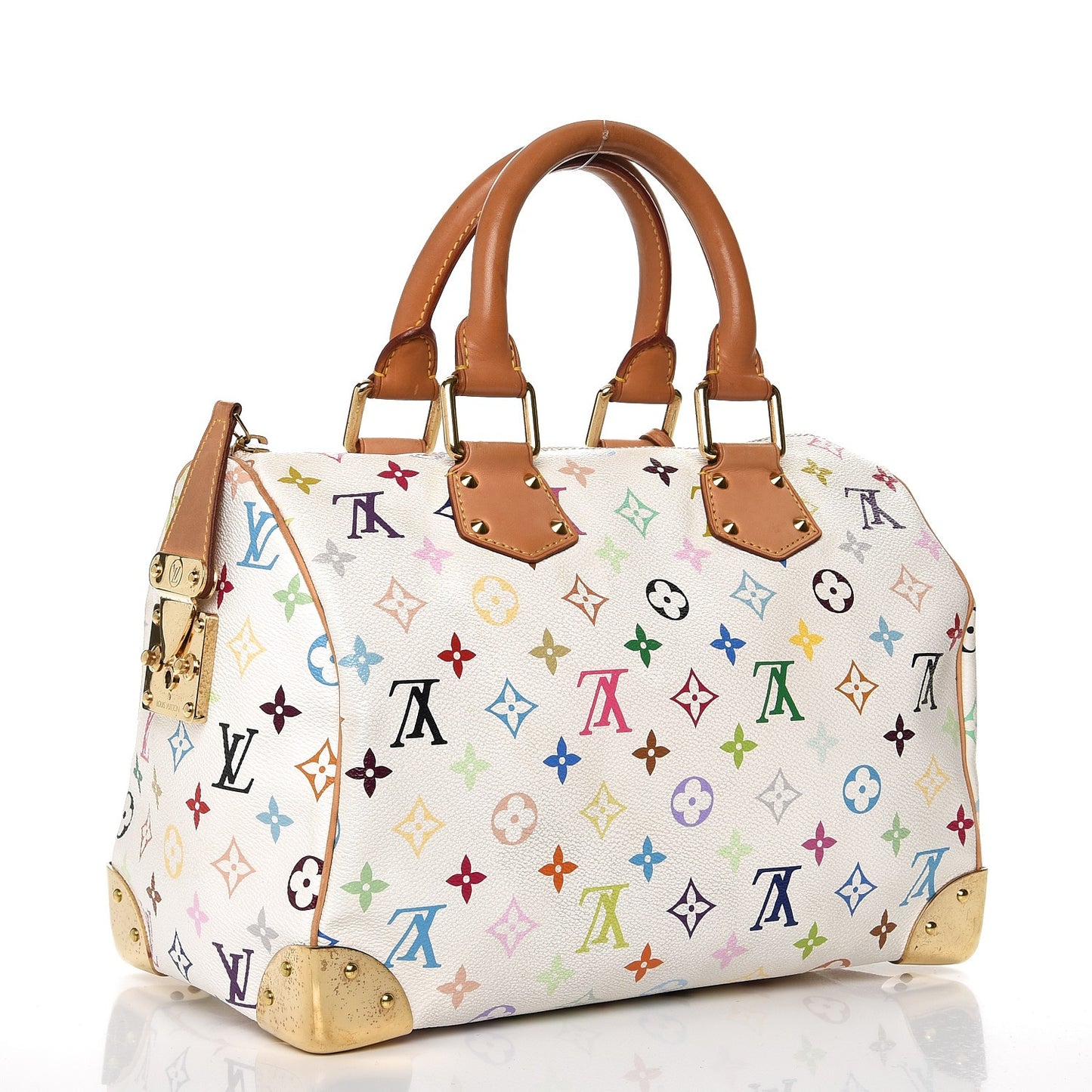 Monogram Multicolor Speedy 30 White