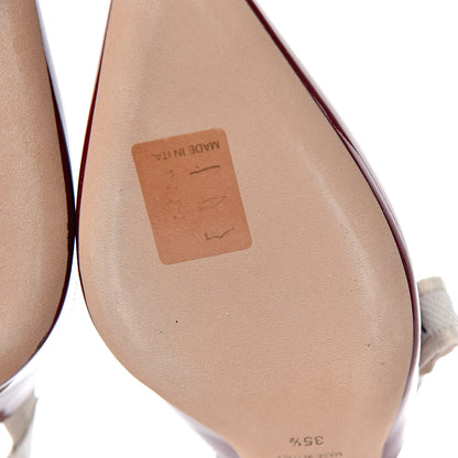 Christian Dior Patent Ribbon J'Adior Slingback 65mm Pumps 35.5 Scarlet 11 of 12