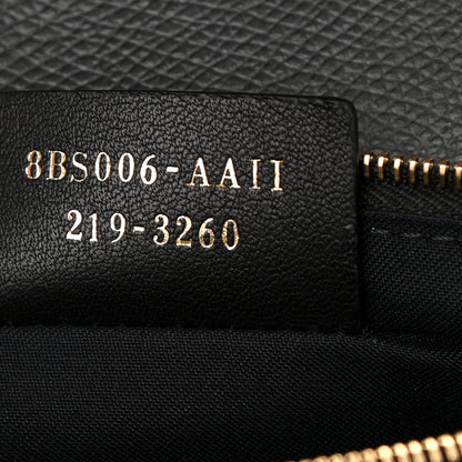 Fendi Vitello Cruise F is Fendi Bi-Color FF 1974 Embossed Medium Envelope Wallet On Chain Black Maya 7 of 8
