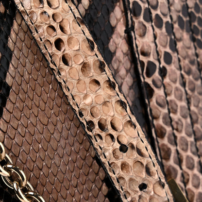 Fendi Snakeskin Forever Maxi Baguette Beige 11 of 12