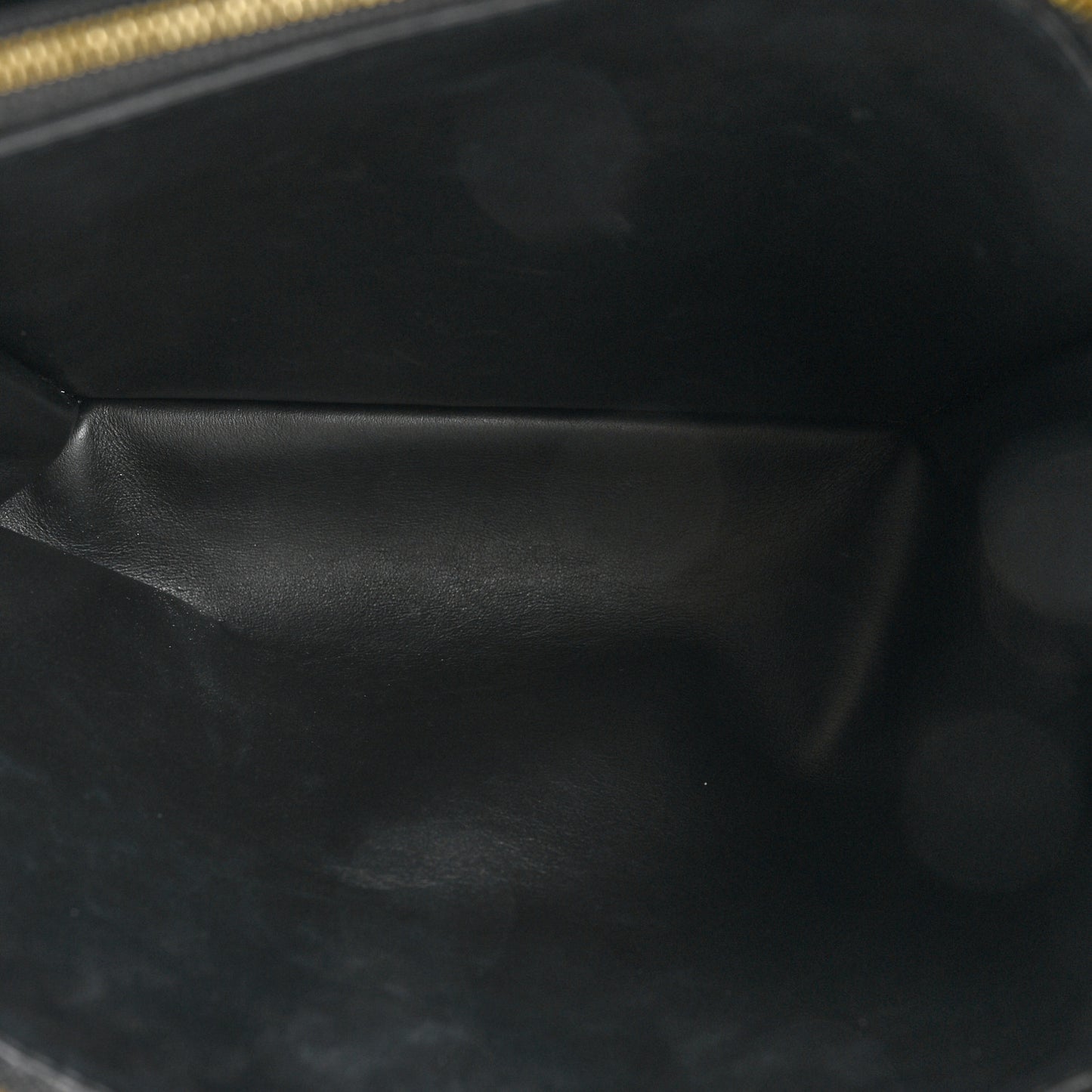 Grained Smooth Calfskin Rose Des Vents MM Black