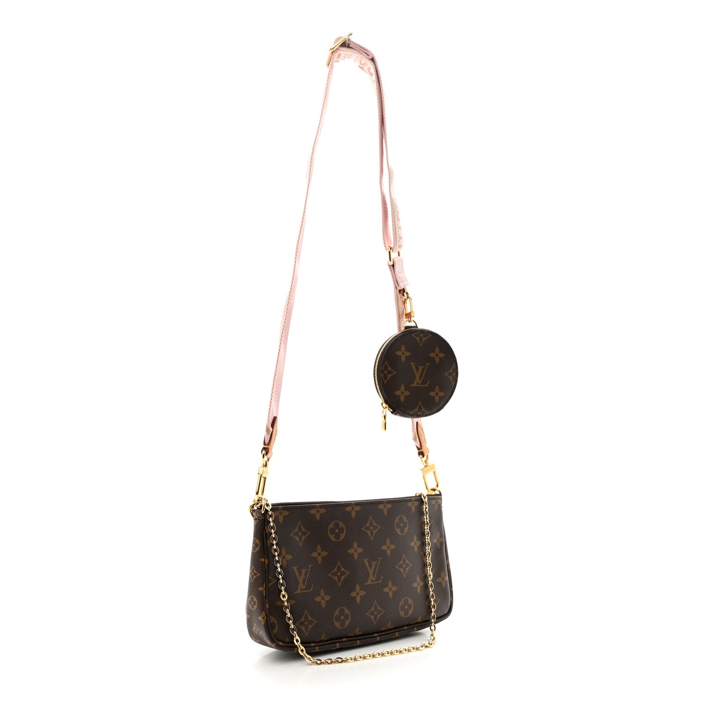 Monogram Multi Pochette Accessories Rose Clair