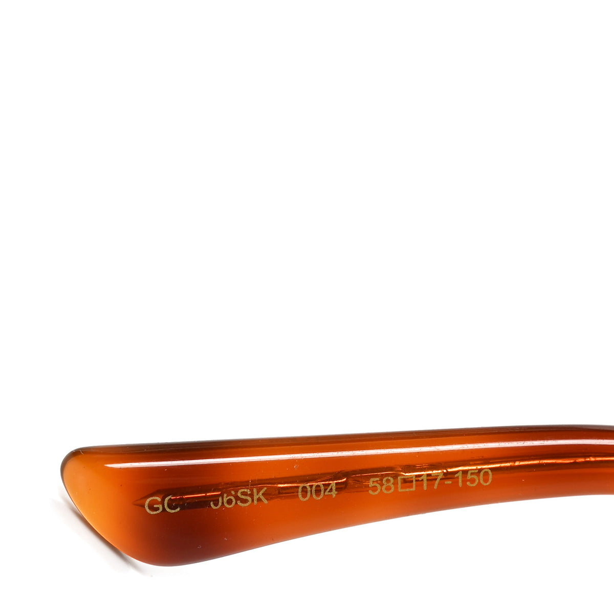 Gucci Web Round Sunglasses GG0206SK Gold 7 of 8
