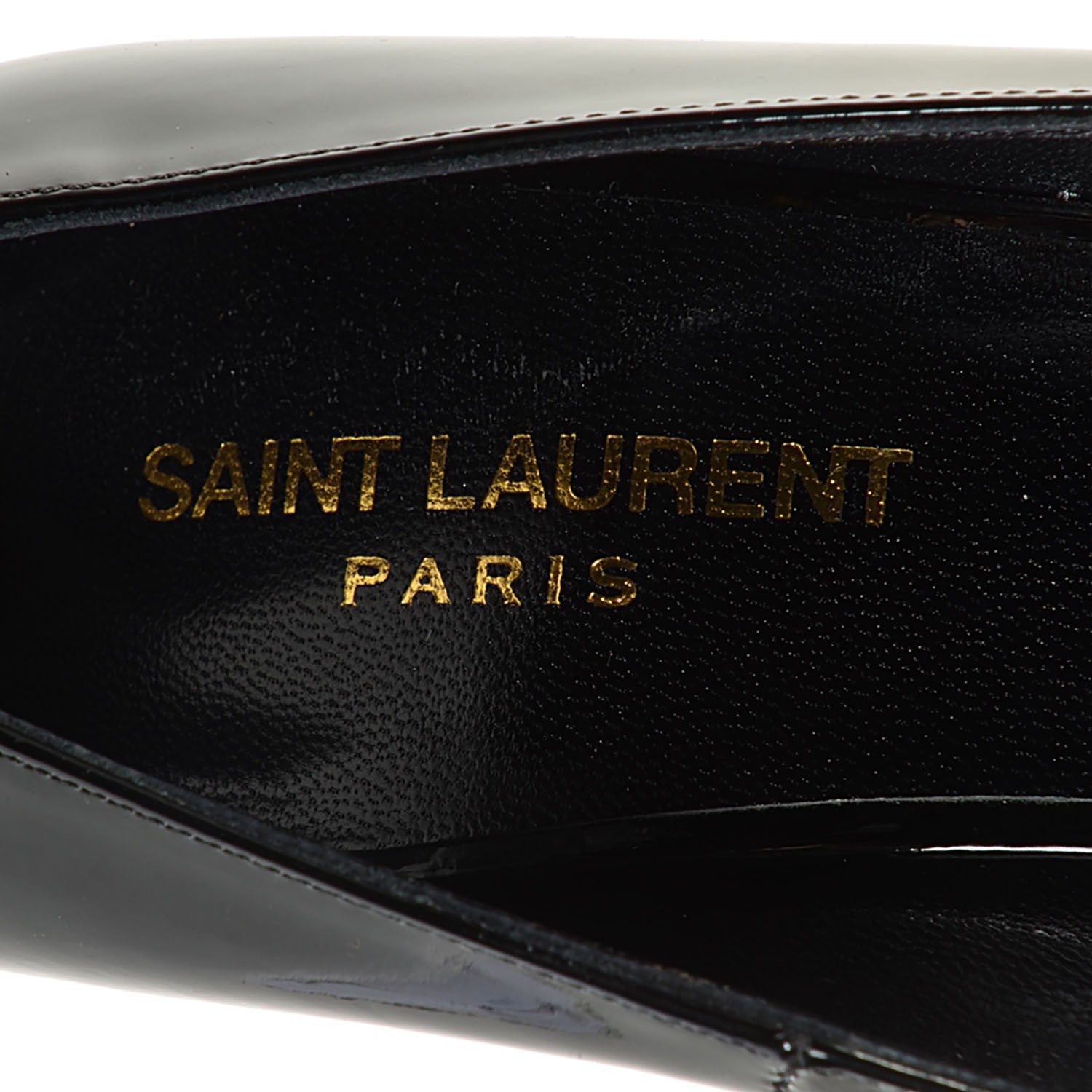 Saint Laurent Patent Classic Paris 105 Escarpin Pumps 39.5 Black 16 of 16
