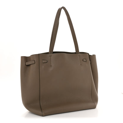 Celine Soft Grained Calfskin Small Belt Cabas Phantom Taupe 3 of 11