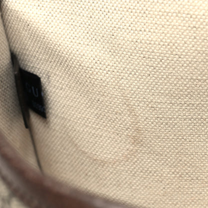 Gucci GG Supreme Monogram Web Medium Neo Vintage Flap Messenger Bag Beige New Acero 11 of 12