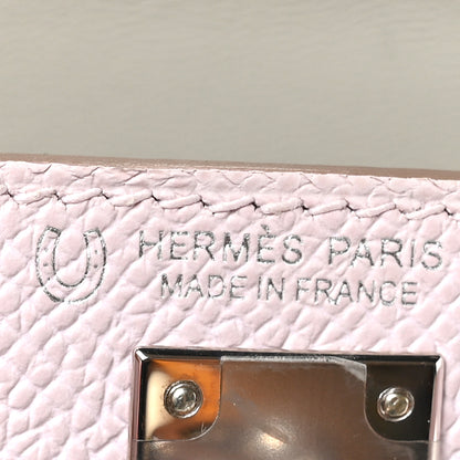 Hermes Epsom Horseshoe Mini Kelly Sellier 20 Mauve Pale Gris Perle 6 of 10