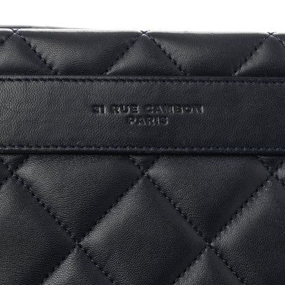 Chanel Lambskin Quilted Trendy CC Shopping Tote Navy 8 of 11