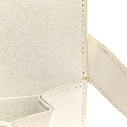 Celine Shiny Calfskin Medium Triomphe White 12 of 16