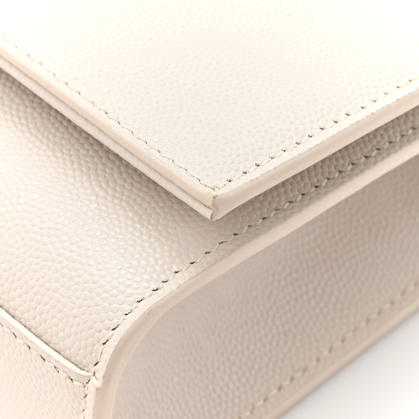 Grain De Poudre Small Classic Monogram Kate Tassel Satchel Icy White