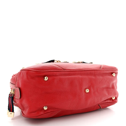 Gucci Goatskin Small Capri Bowler Red 4 of 10