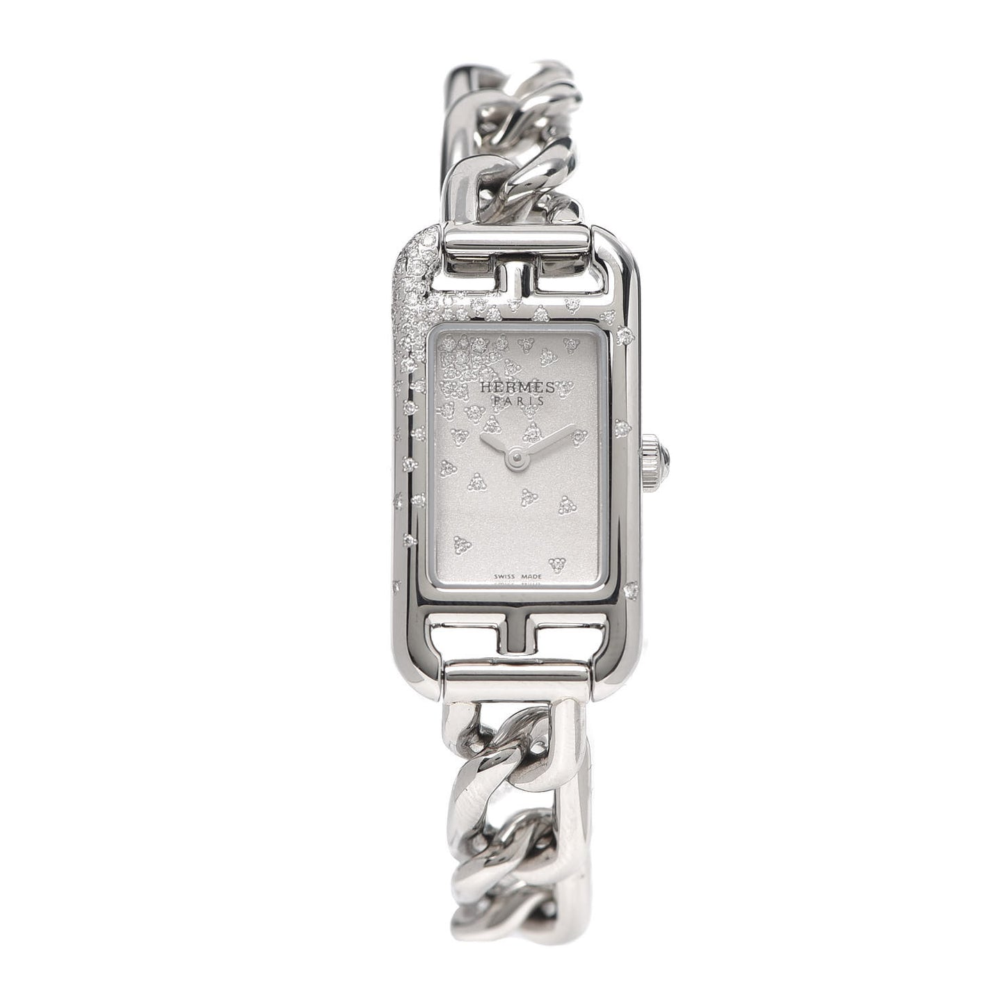 Stainless Steel Diamond 17mm Nantucket Jete De Diamants Quartz Watch